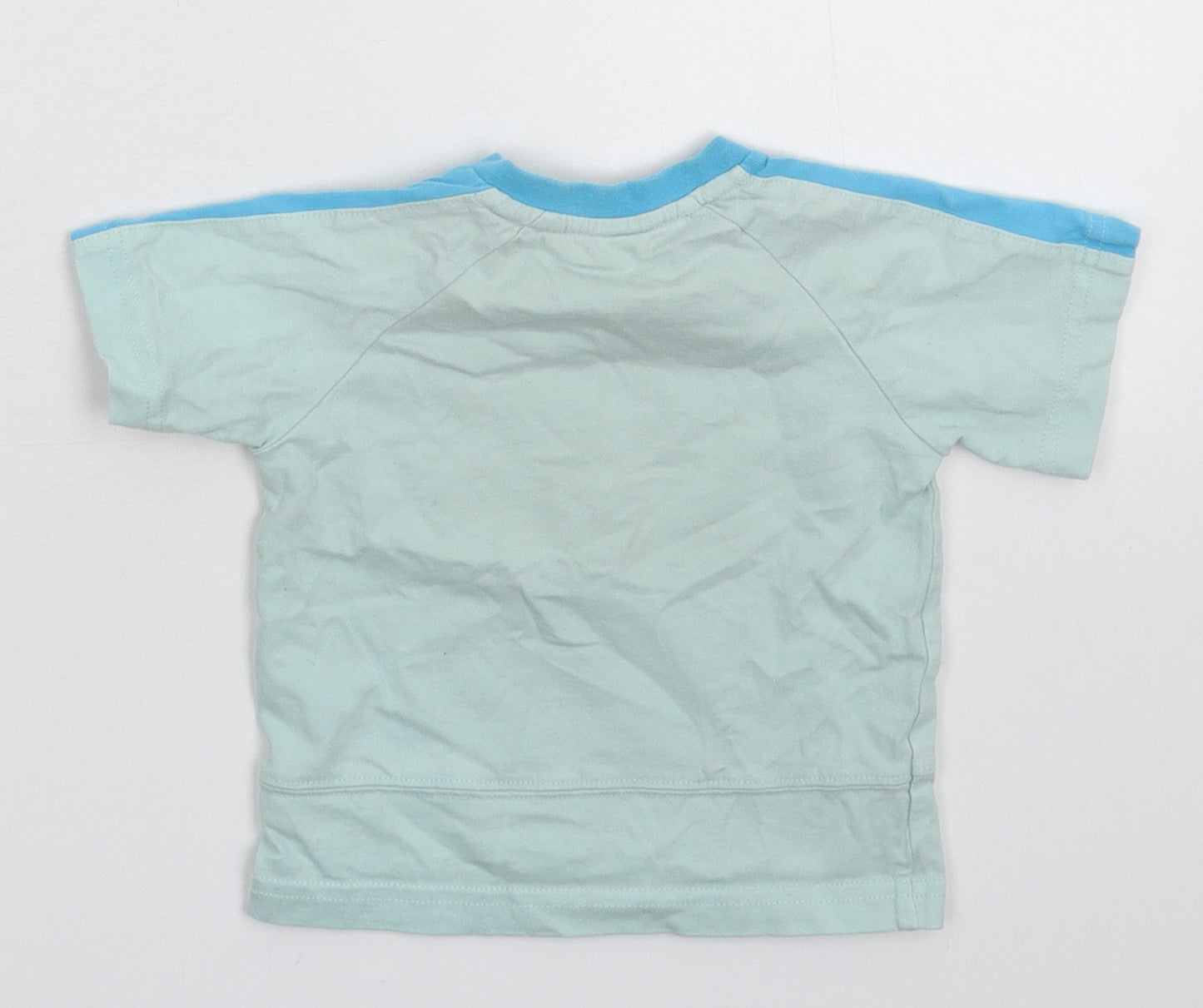 MINIMODE Boys Blue   Basic T-Shirt Size 9-12 Months