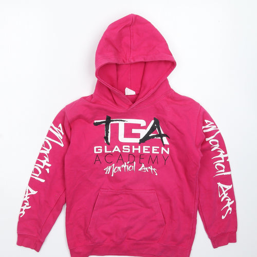 All We Do is Girls Pink   Pullover Hoodie Size 10-11 Years