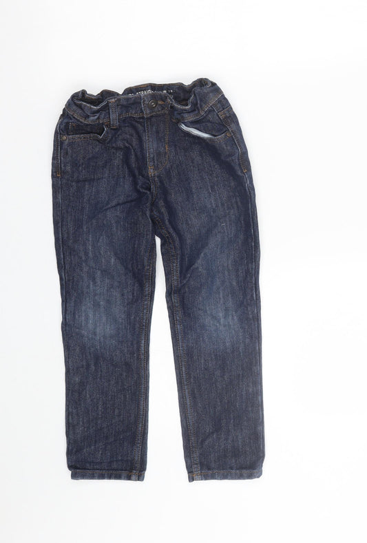 Primark Boys Blue  Denim Straight Jeans Size 6-7 Years