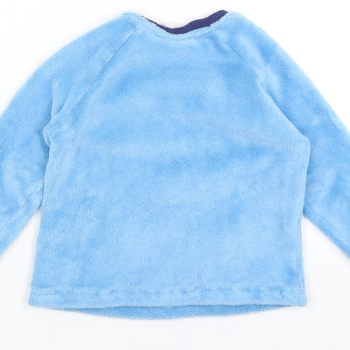 George Boys Blue   Pullover Jumper Size 3-4 Years  - Snow Much Fun