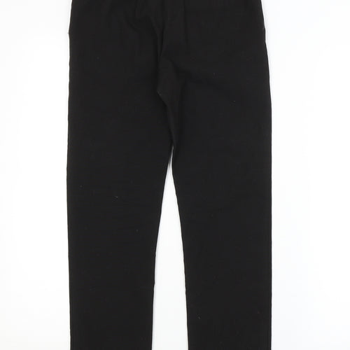 F&F Boys Black    Trousers Size 10-11 Years