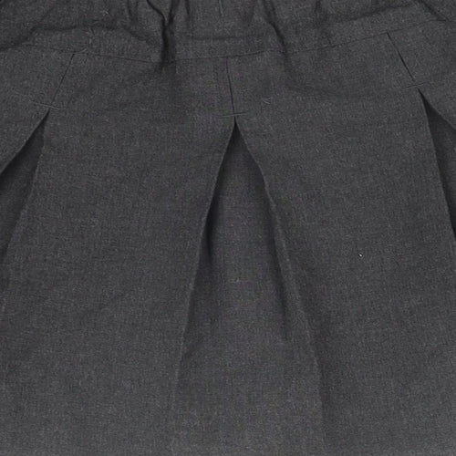 TU Girls Grey   Pleated Skirt Size 6 Years