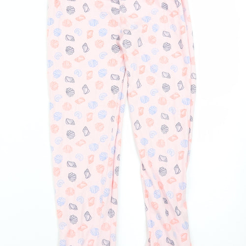 TU Girls Pink Solid   Pyjama Pants Size 9-10 Years  - SEASHELLS