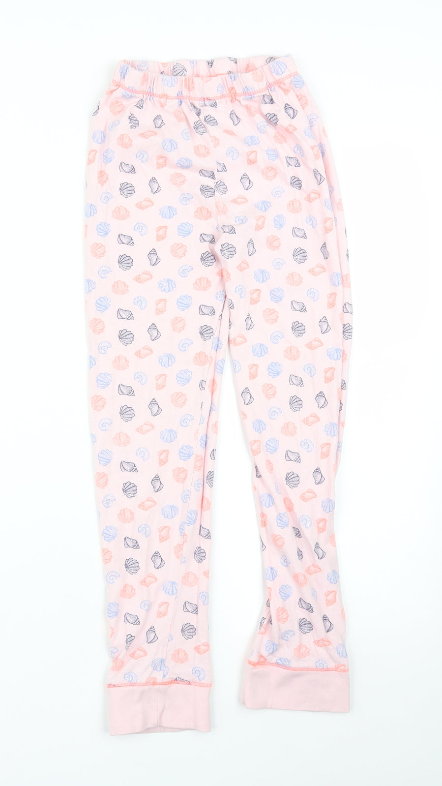 TU Girls Pink Solid   Pyjama Pants Size 9-10 Years  - SEASHELLS