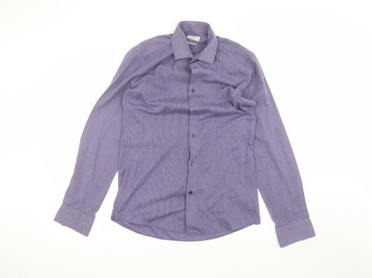 NEXT Mens Purple    Dress Shirt Size 15