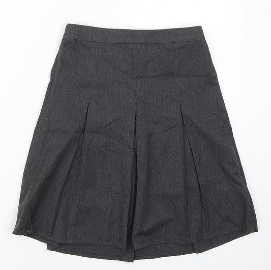 George Girls Grey   Pleated Skirt Size 10-11 Years