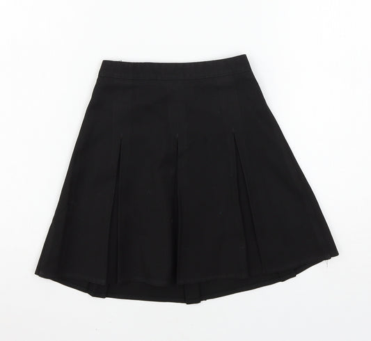 George Girls Black   Flare Skirt Size 5-6 Years