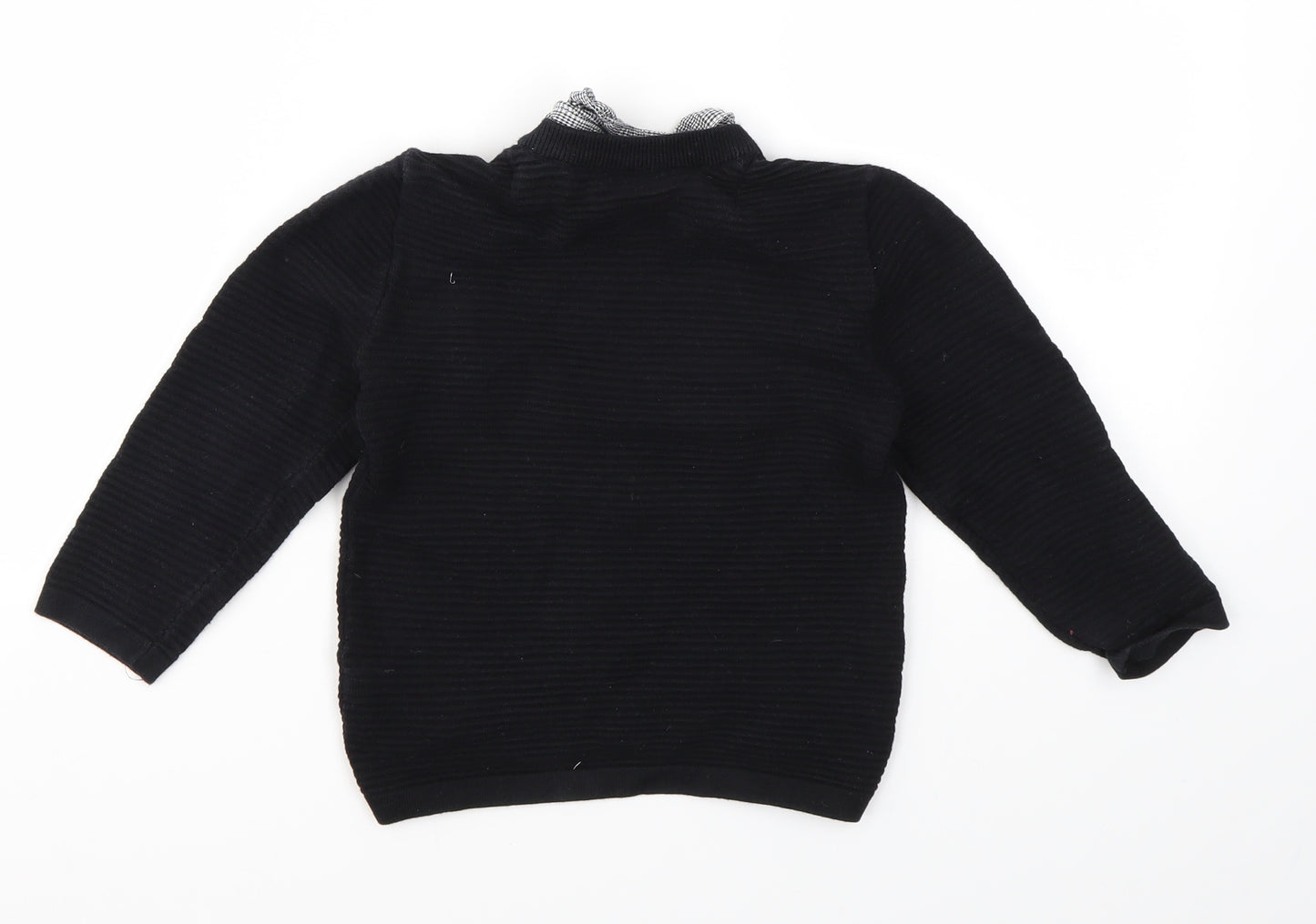 NEXT Boys Black   Pullover Jumper Size 3 Years