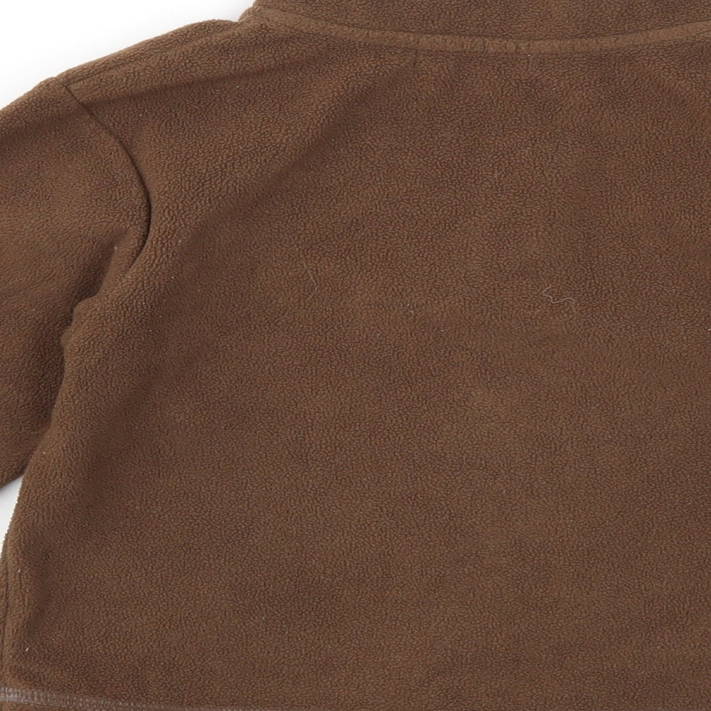 M&Co Boys Brown Geometric  Pullover Jumper Size 2-3 Years