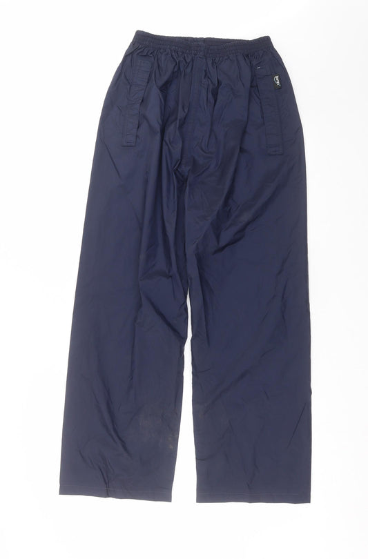Regatta Womens Blue   Rain Trousers Trousers Size 26 in L26 in
