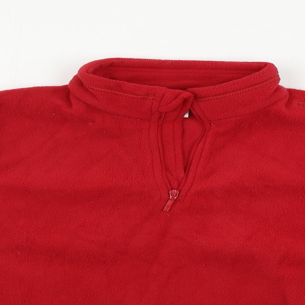 Quechua  Boys Red   Henley Jumper Size 10 Years