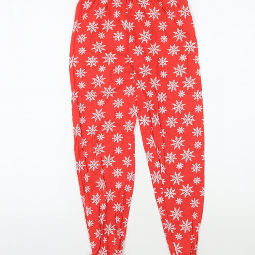 Dr Suess Boys Red Geometric   Pyjama Pants Size 7-8 Years