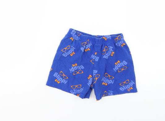 George Boys Blue Geometric   Pyjama Pants Size 3-4 Years