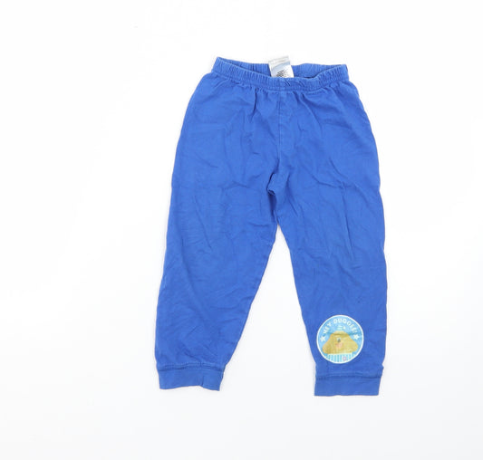 hey duggie Boys Blue Solid   Pyjama Pants Size 2-3 Years