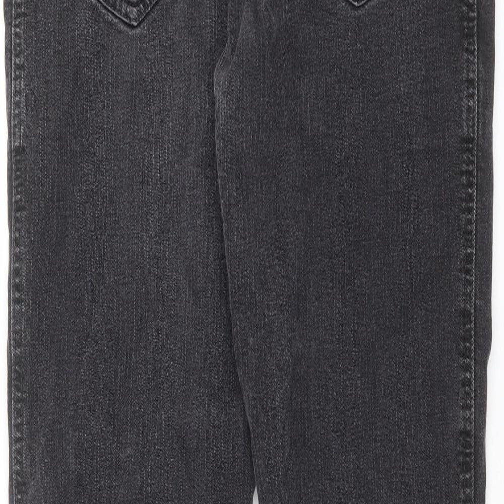 Stooker Womens Grey  Denim Straight Jeans Size 14 L28 in