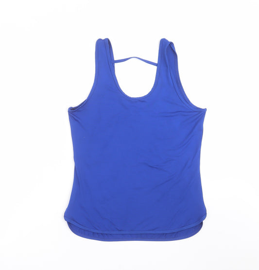 Race at Your Pace Womens Blue   Basic Tank Size L