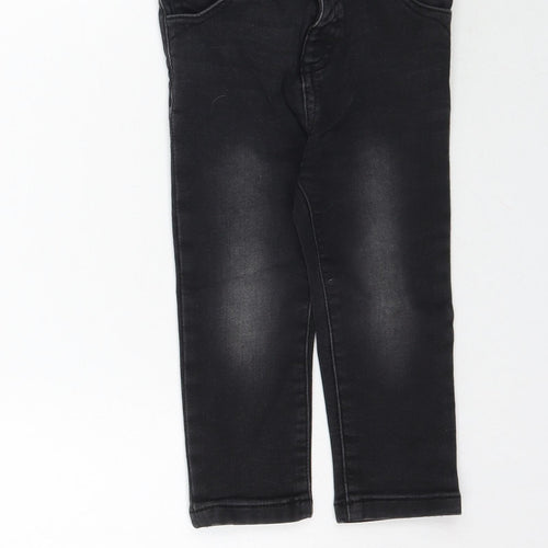 Matalan Boys Black  Denim Skinny Jeans Size 2-3 Years