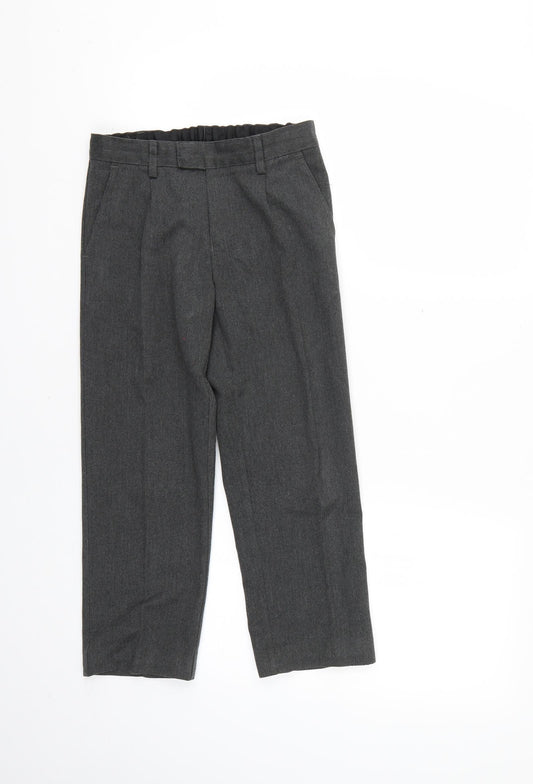 Marks and Spencer Boys Grey   Cropped Trousers Size 7-8 Years