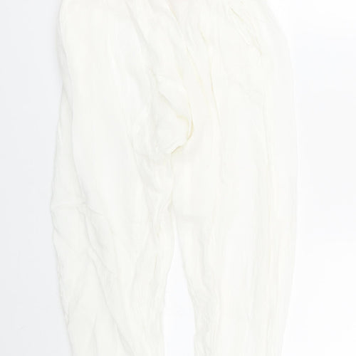 Venice Beach Womens White   Capri Trousers Size 12 L23 in