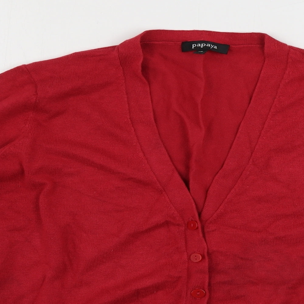 Matalan red clearance cardigan