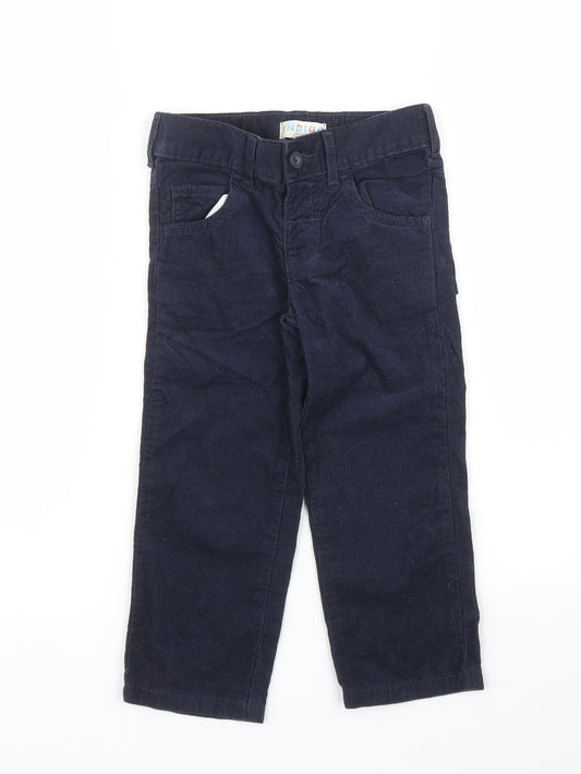 M&S Boys Blue  Corduroy Straight Jeans Size 2 Years