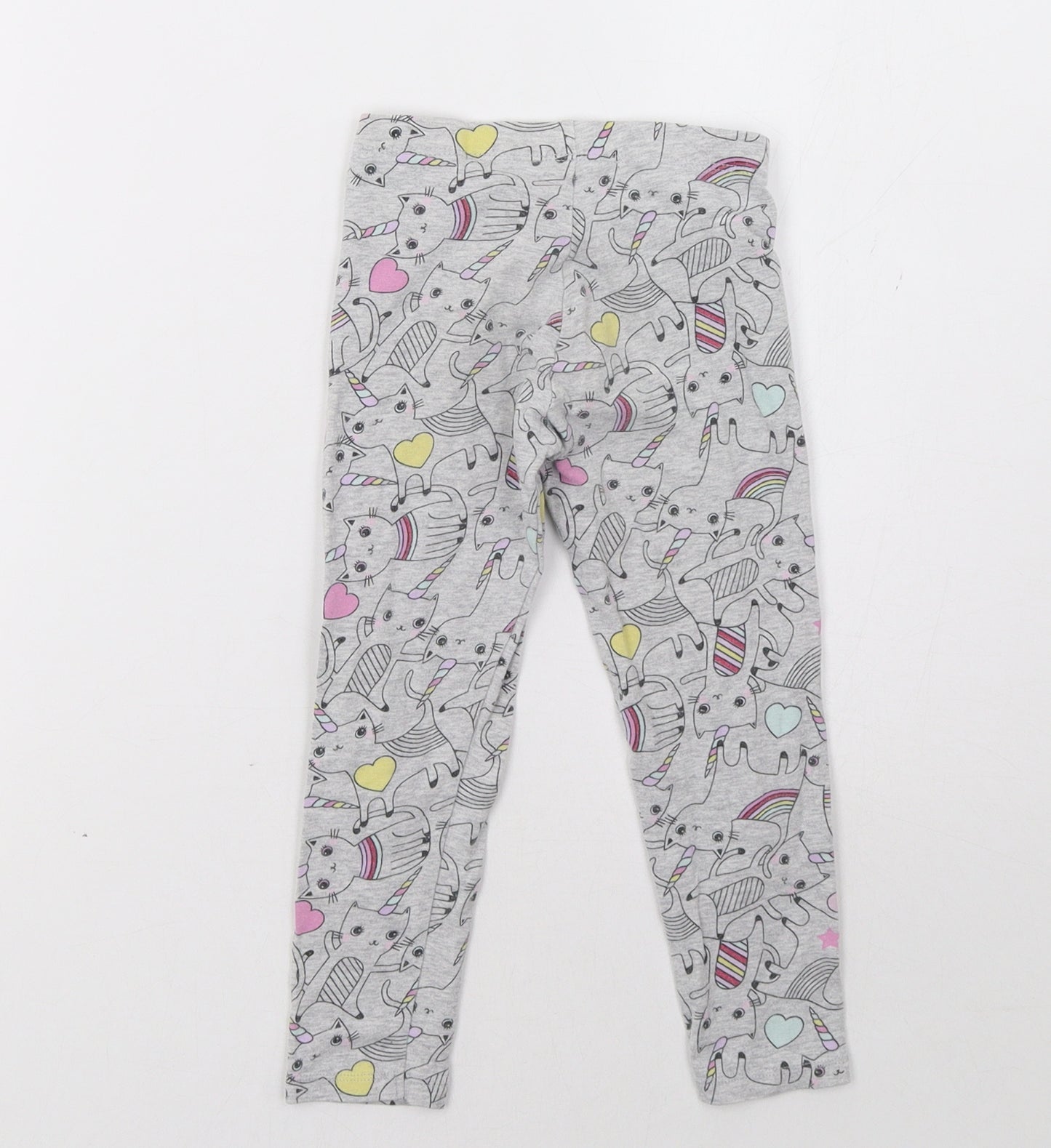 F&F Girls Grey    Pyjama Pants Size 3-4 Years