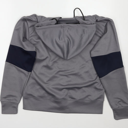 Preworn Mens Grey  Rayon Jacket Coat Size S