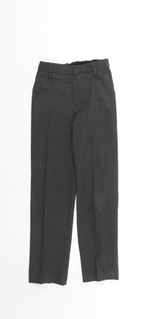 Marks and Spencer Boys Grey   Cropped Trousers Size 7-8 Years
