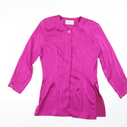 Gina Womens Purple   Jacket  Size 14