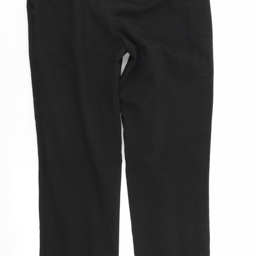 M&S Boys Black   Chino Trousers Size 11-12 Years - School Trousers