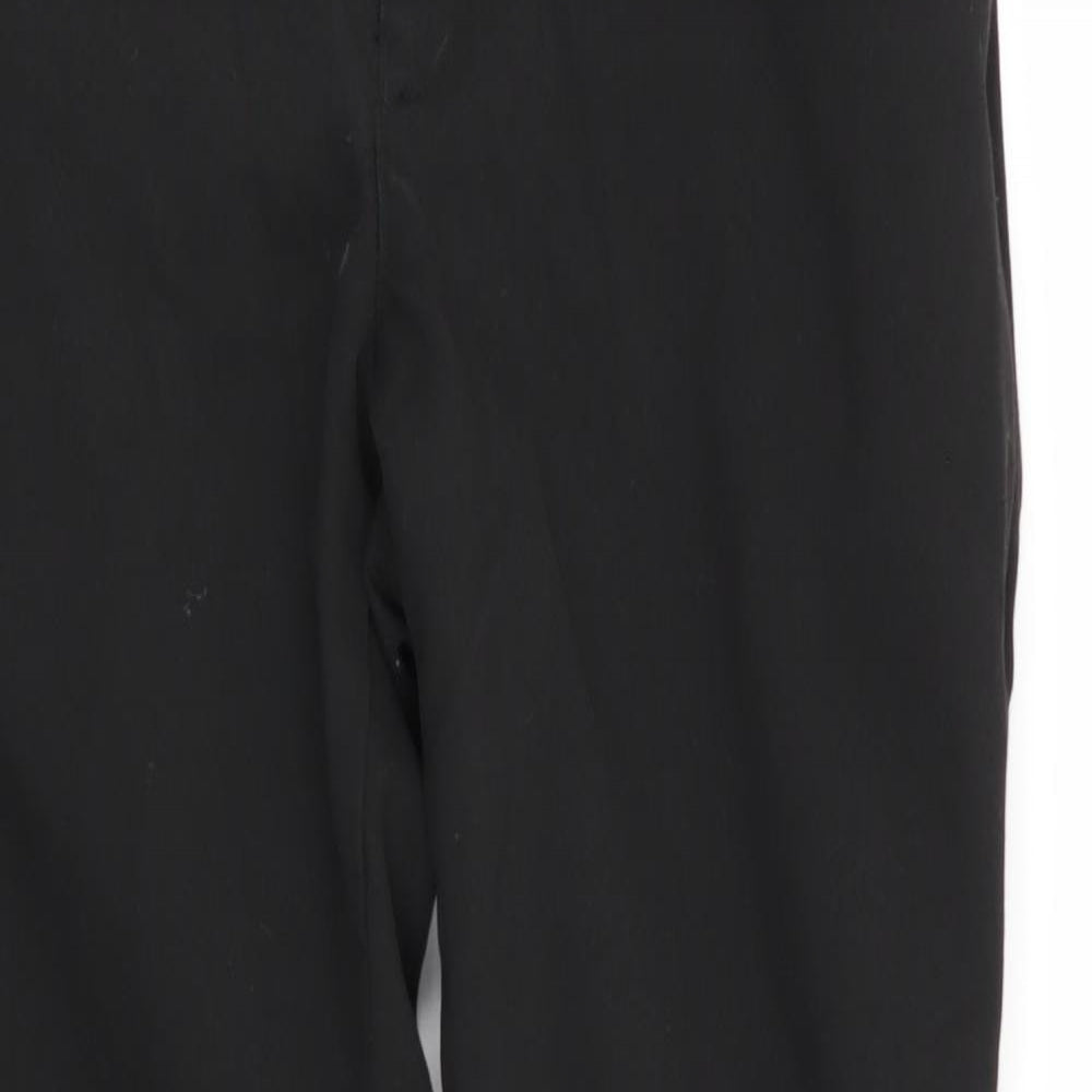 M&S Boys Black   Chino Trousers Size 11-12 Years - School Trousers