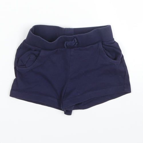 George Girls Blue   Cut-Off Shorts Size 4-5 Years