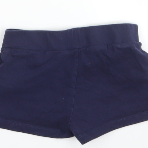 George Girls Blue   Cut-Off Shorts Size 4-5 Years