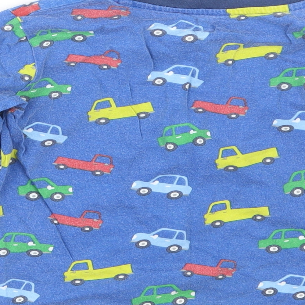 Primark Boys Blue    Pyjama Top Size 4-5 Years  - Cars