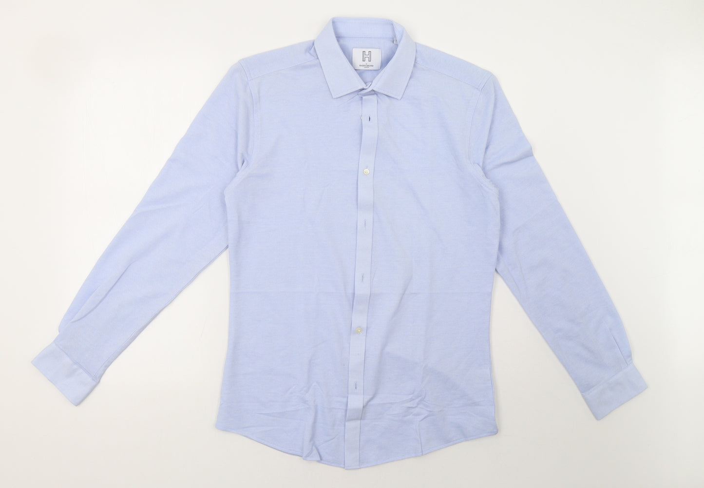Harry Brown Mens Blue    Button-Up Size S