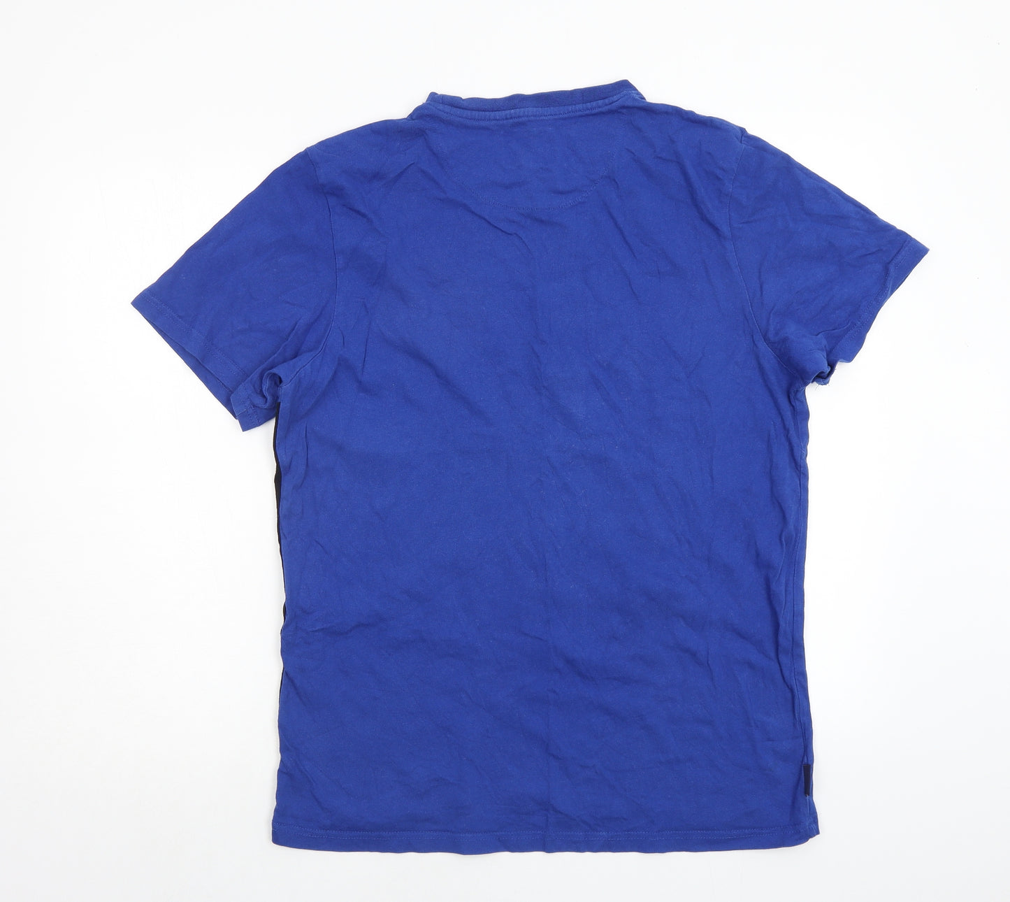 Henleys Mens Blue    T-Shirt Size L