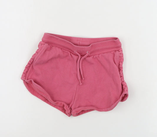 NEXT  Girls Pink   Sweat Shorts Size 9 Years