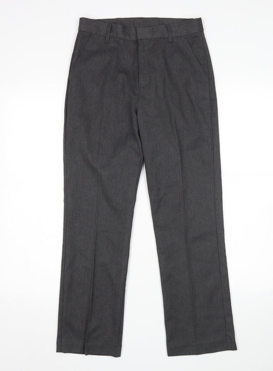 Matalan Boys Grey   Dress Pants Trousers Size 12 Years - School Wear