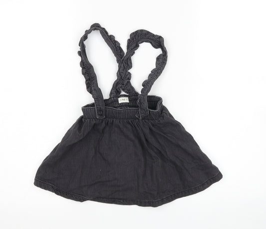 F&F Girls Black   A-Line Skirt Size 2-3 Years