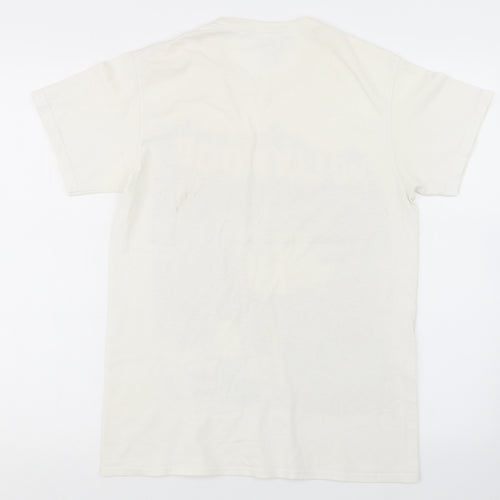 Delta Mens White    T-Shirt Size S