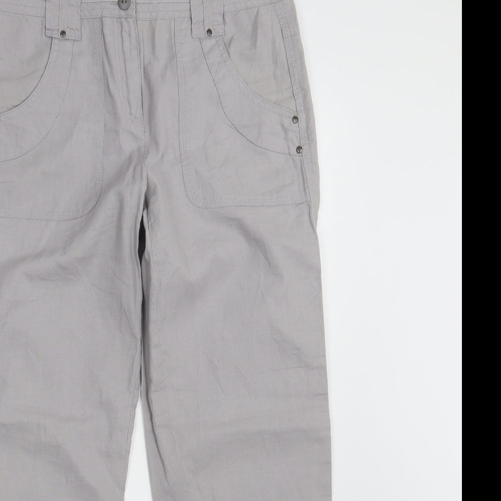 Cache Cache Womens Grey   Trousers  Size 30 in L28 in