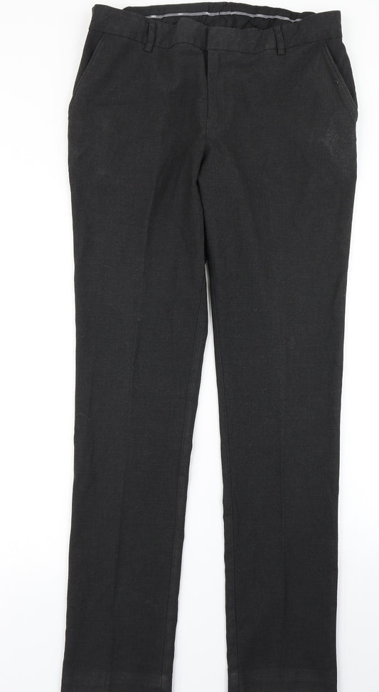 M&S Boys Grey   Dress Pants Trousers Size 16 Years
