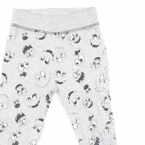 F&F Boys Grey Geometric   Pyjama Pants Size 3-4 Years