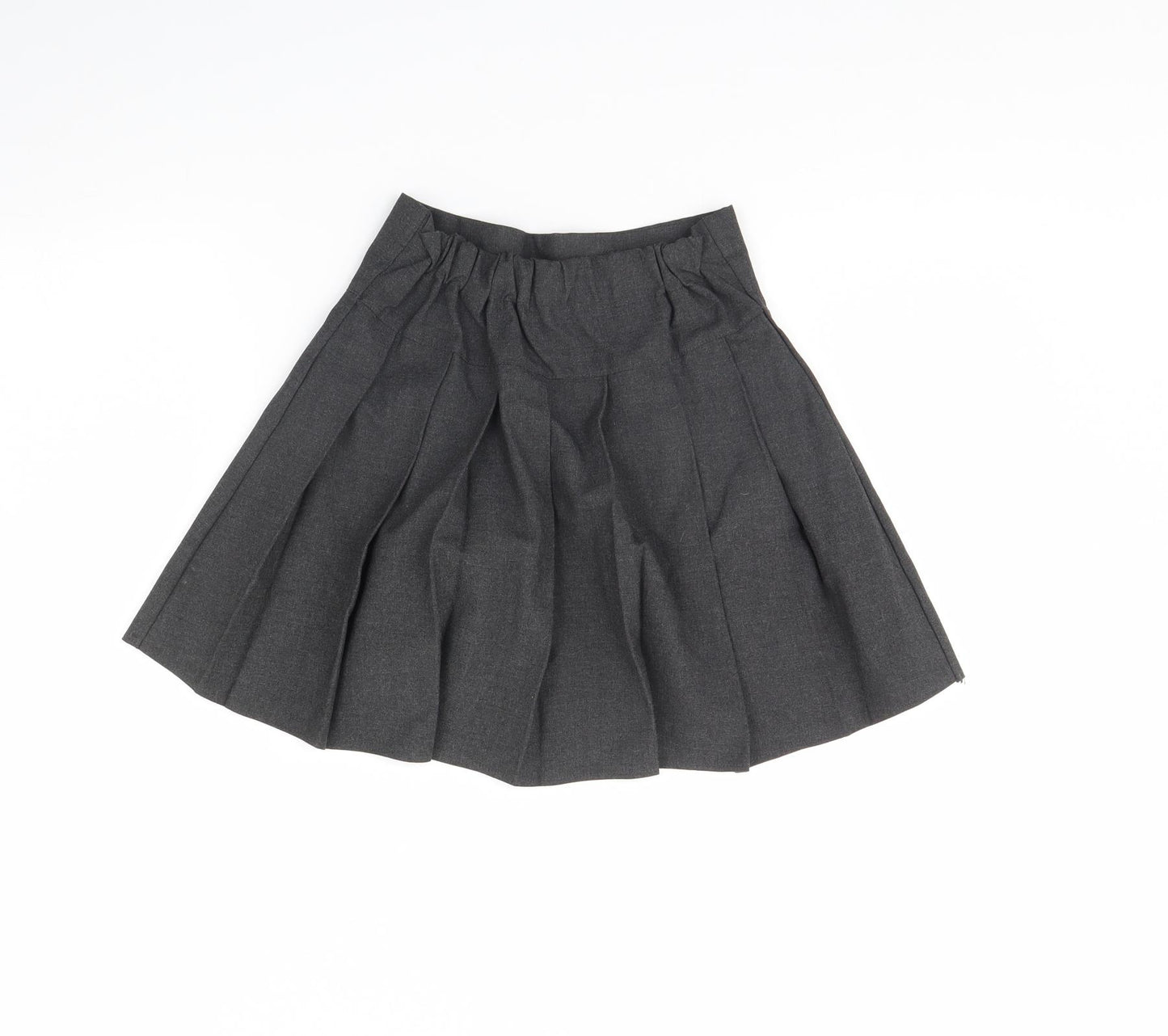 F&F Girls Grey   Flare Skirt Size 8 Years - School