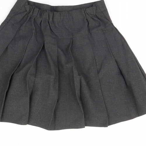 F&F Girls Grey   Flare Skirt Size 8 Years - School