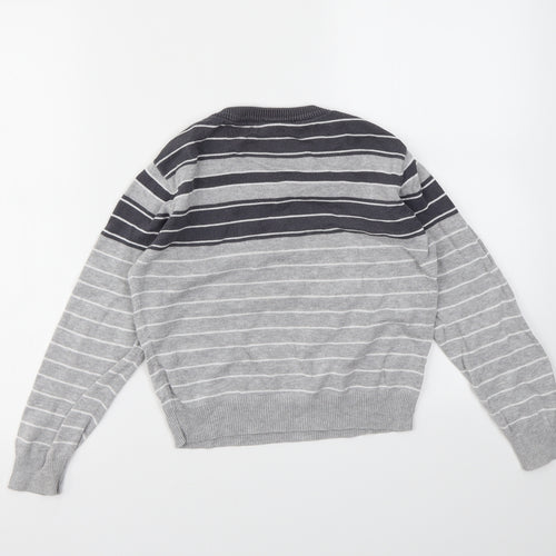 COOLCLUB  Boys Multicoloured Striped  Pullover Jumper Size 6-7 Years