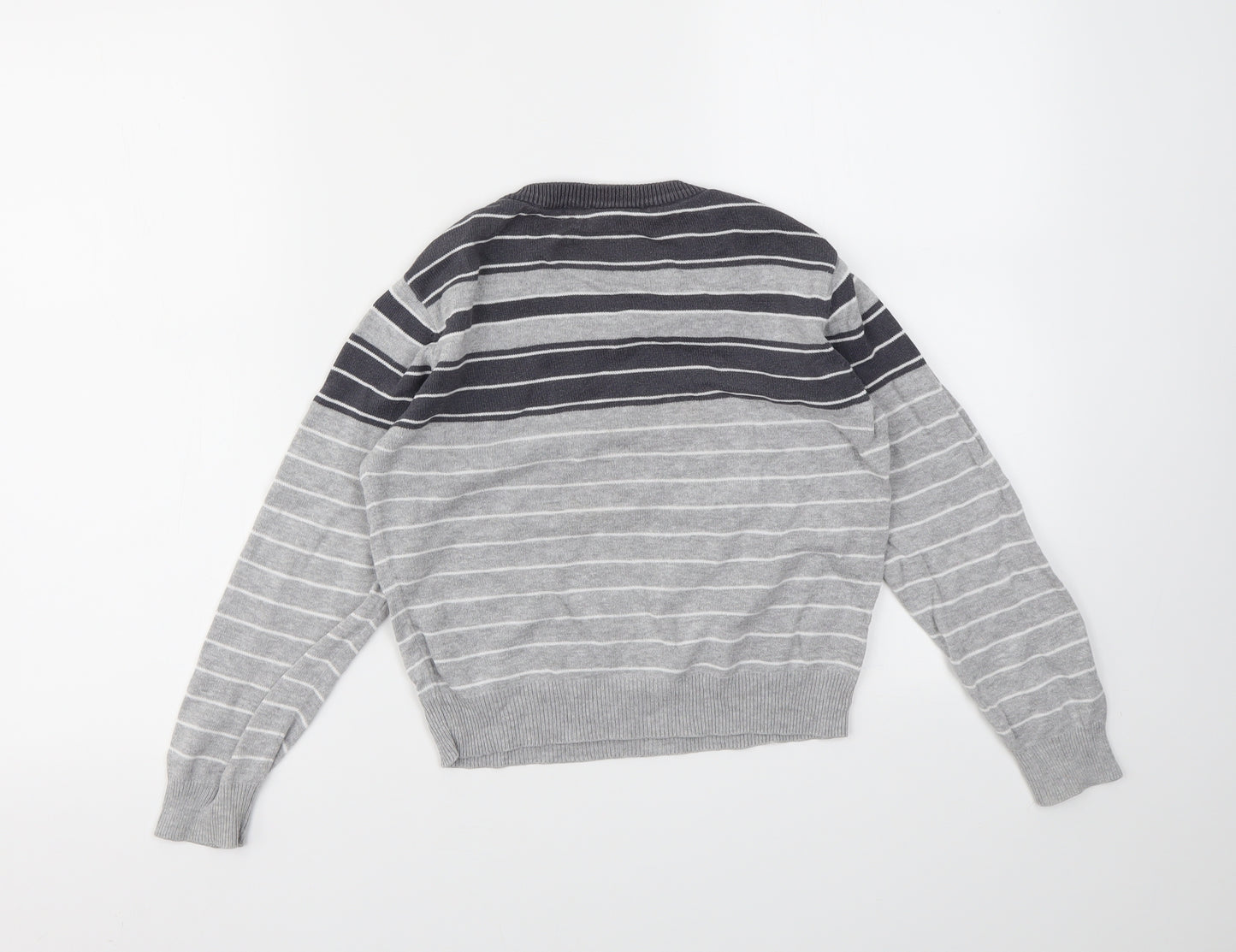COOLCLUB  Boys Multicoloured Striped  Pullover Jumper Size 6-7 Years