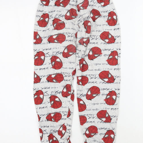 Primark Boys Grey Geometric   Pyjama Pants Size 9-10 Years  - Spiderman