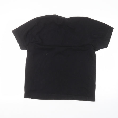 Continental Womens Black   Basic T-Shirt Size M