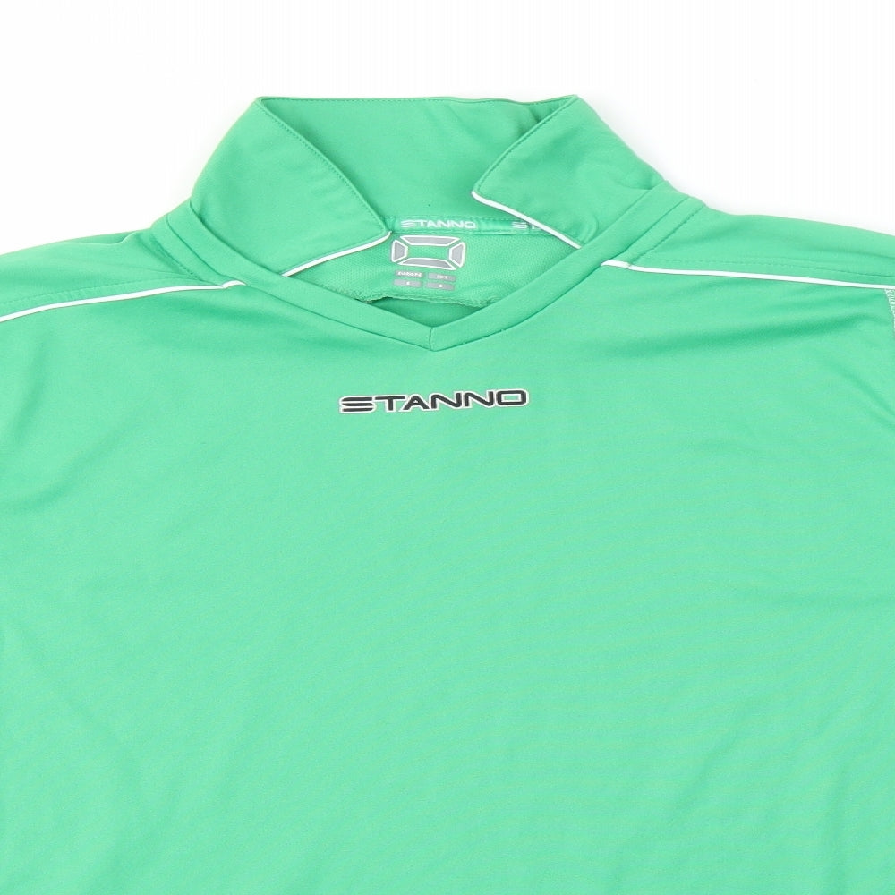 Stanno Mens Green   Basic T-Shirt Size S